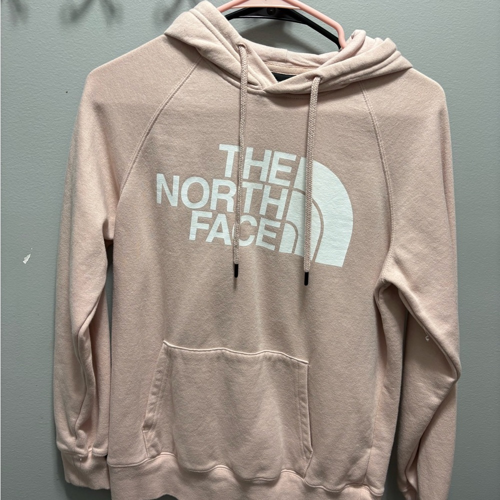 The North Face Light Pink Hoodie size small